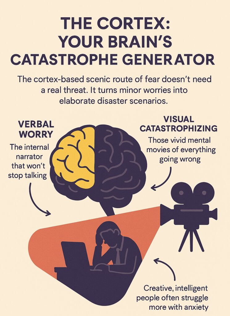 infographic on your brain's catastrophe generator